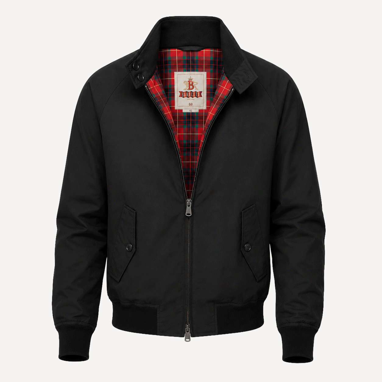 G9 Harrington Jacket Black Baracuta