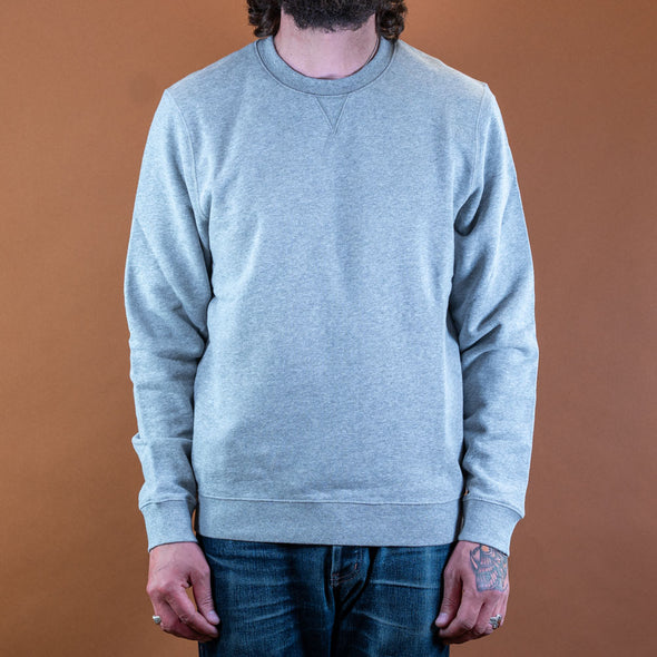 Cotton Loopback Sweatshirt Grey Melange