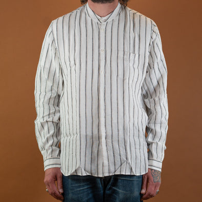 Zen Shirt Linen Striped Beige
