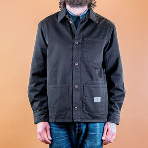 P41 Utility Jacket Herringbone Black