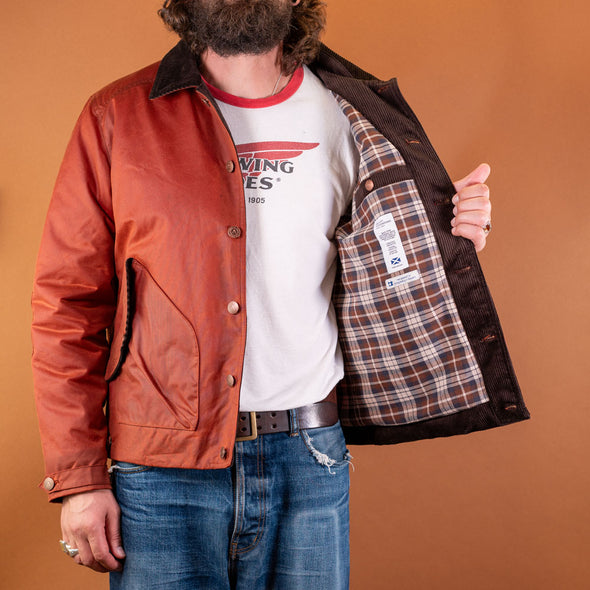 Pollux Waxed Cotton Jacket K6109 Brick Red