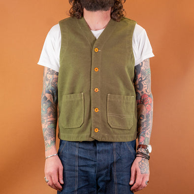 Wool Vest Green