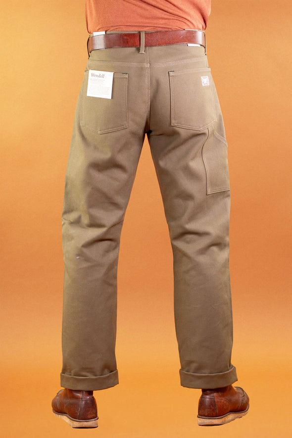 Wendell Pants Canvas Moss