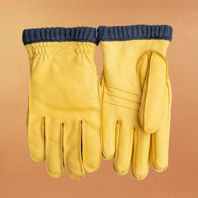 Deerskin Primaloft Handschuhe gelb
