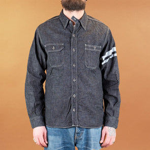8oz Selvedge Denim Work Shirt Indigo