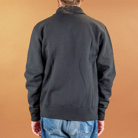 14oz Ultra Heavyweight Loopwheel Sweater Jacket Black IHSW-74