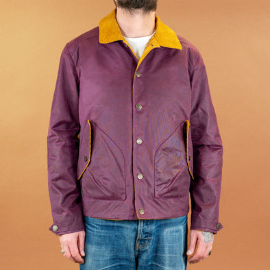 K6207 POLLUX WAX Waxed Cotton Jacket Purple