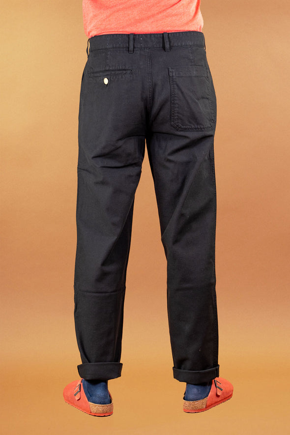 Service Chino Garage Cotton Black