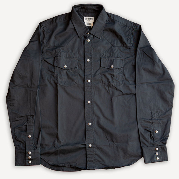 Western Shirt Stanley Cotton Black