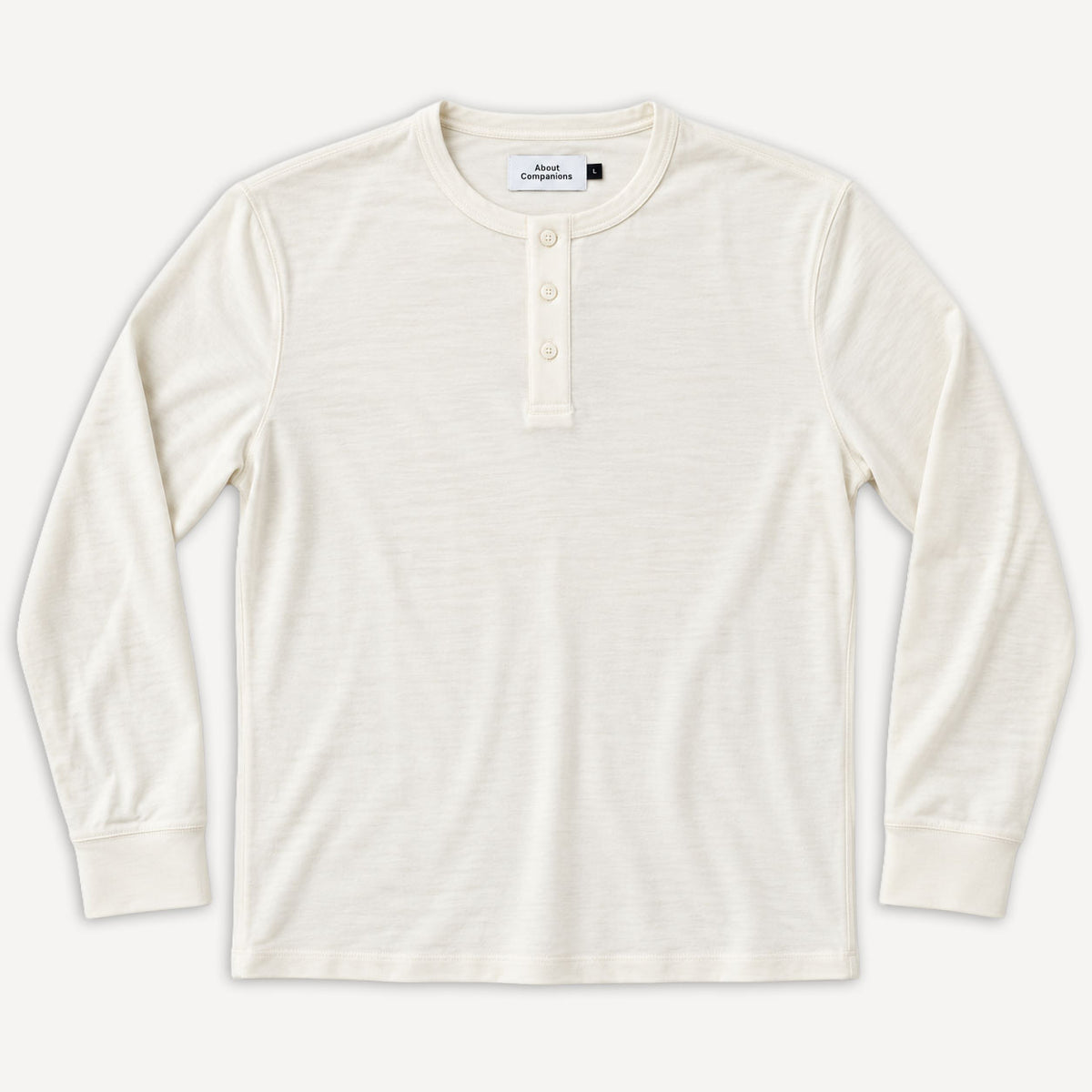 Allan Merino Henley Ecru