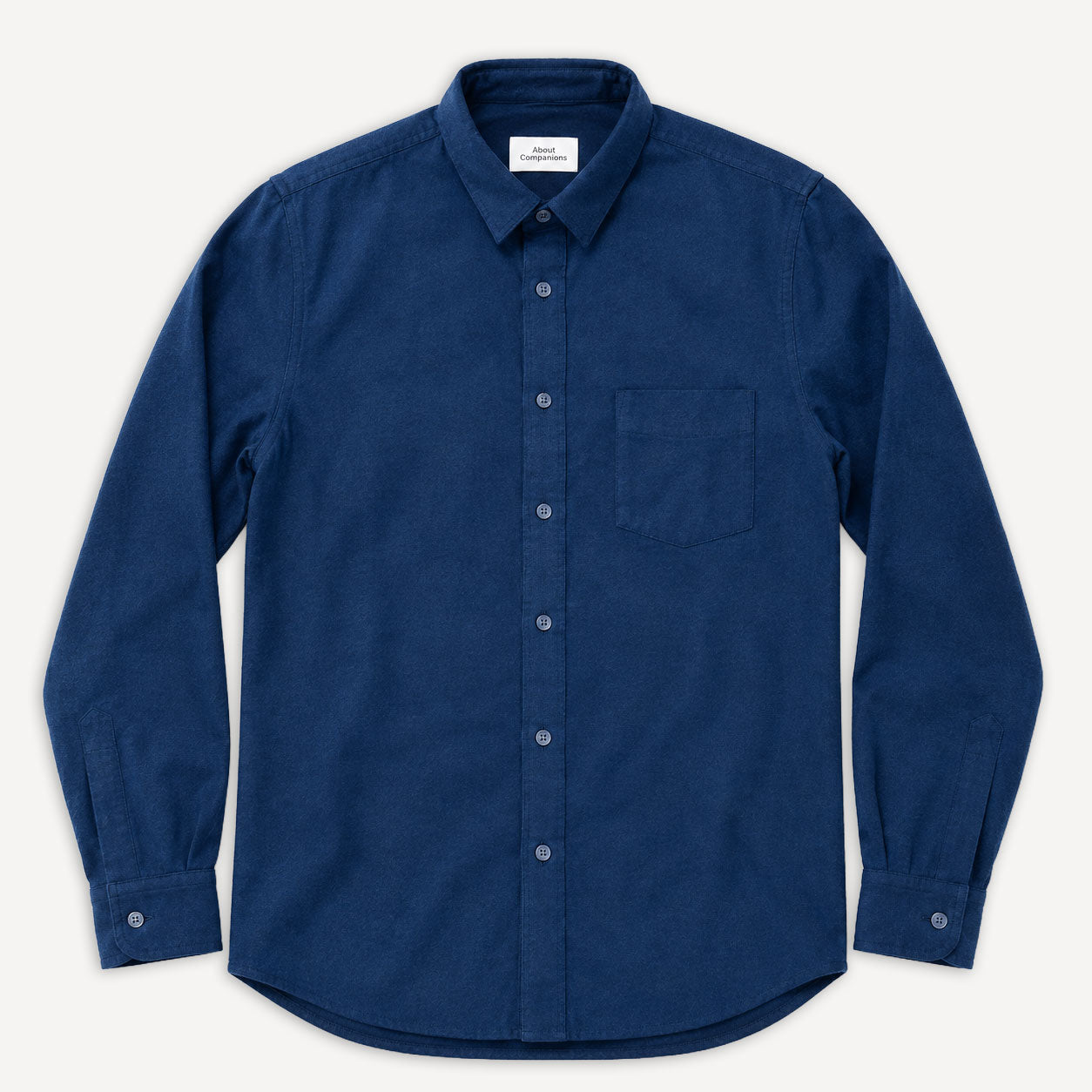 Simon Shirt Eco Flannel Deep Sea