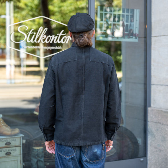 Owe Overshirt Winter Linen Black