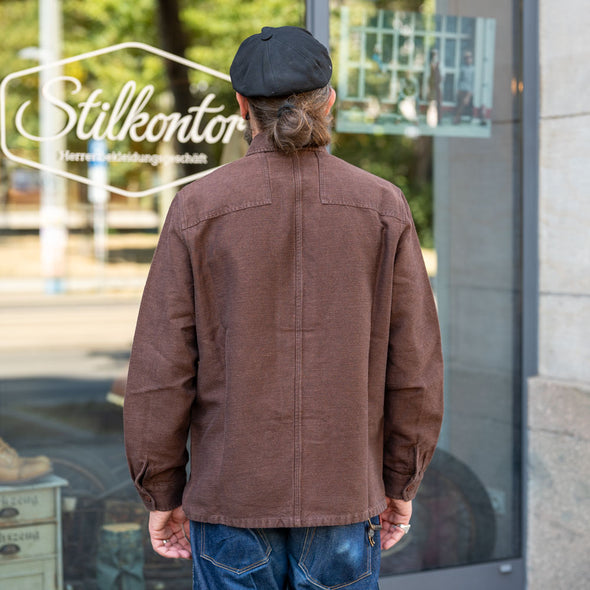 Owe Overshirt Winter Linen Marron