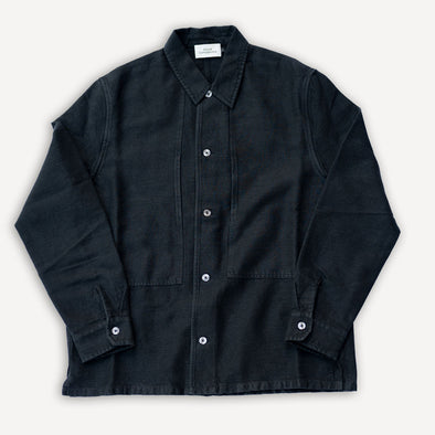 Owe Overshirt Winter Linen Black