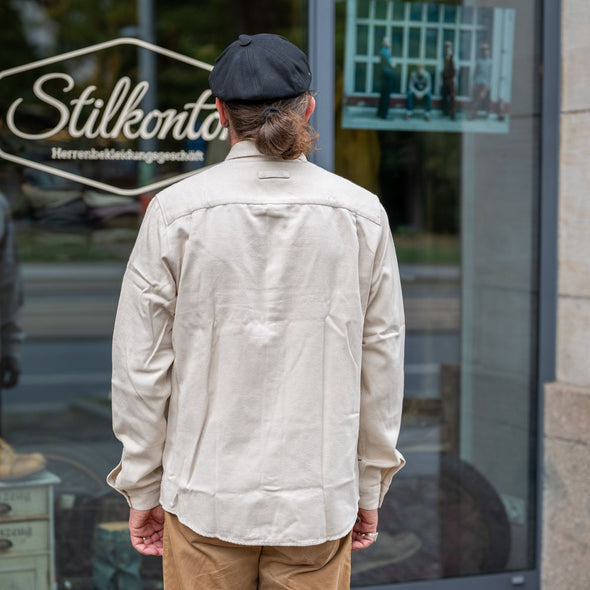 Simon Shirt Eco Flannel Light Sand