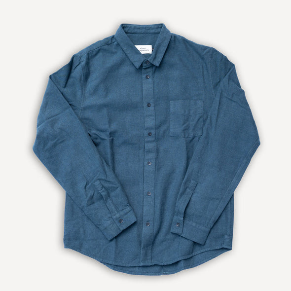 Simon Shirt Eco Flannel Ocean