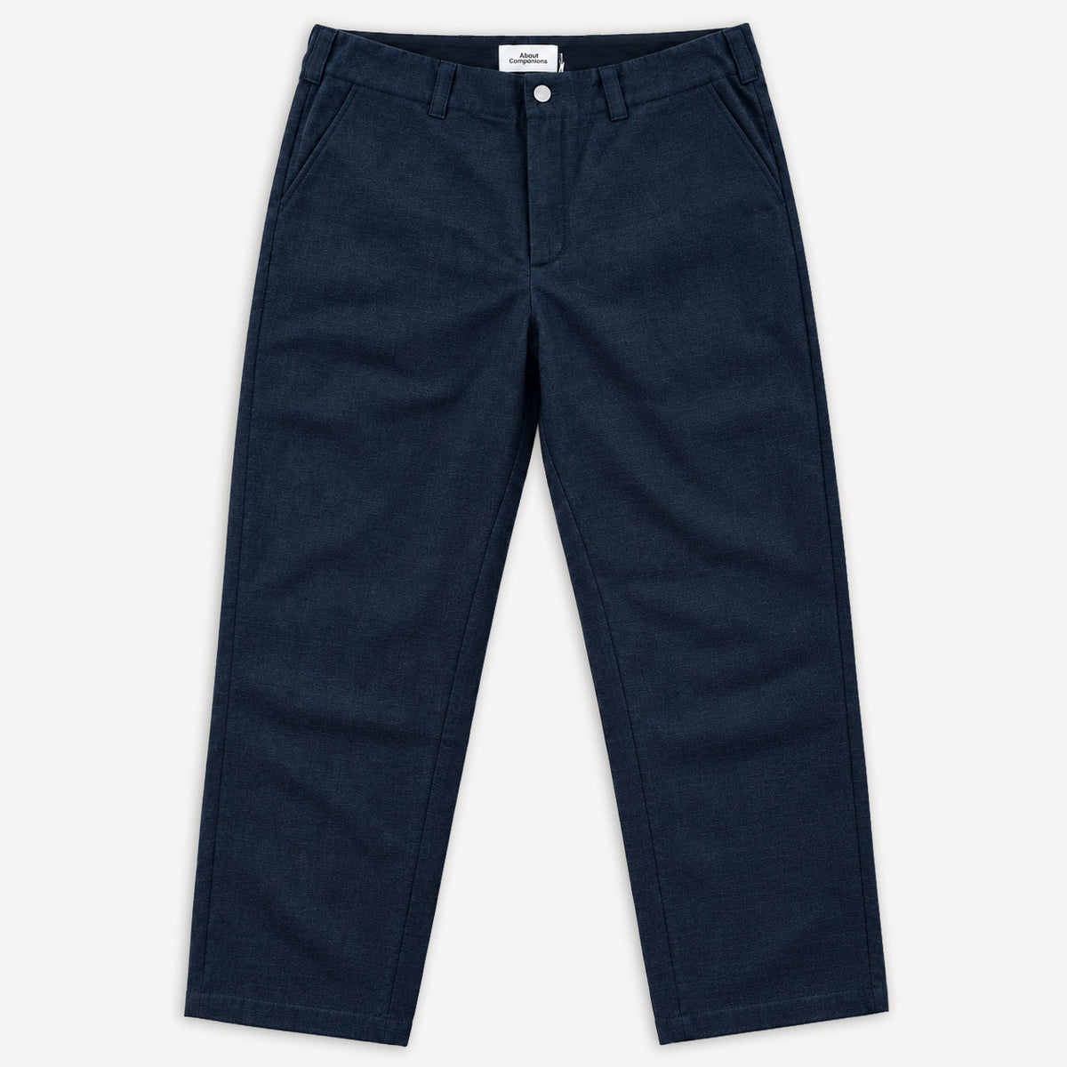 Waban Trousers Winter Linen Navy
