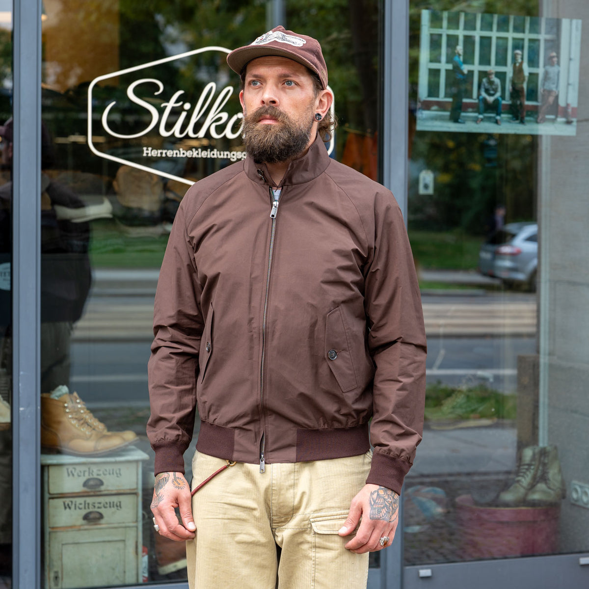 G9 Harrington Jacket Cigar Brown