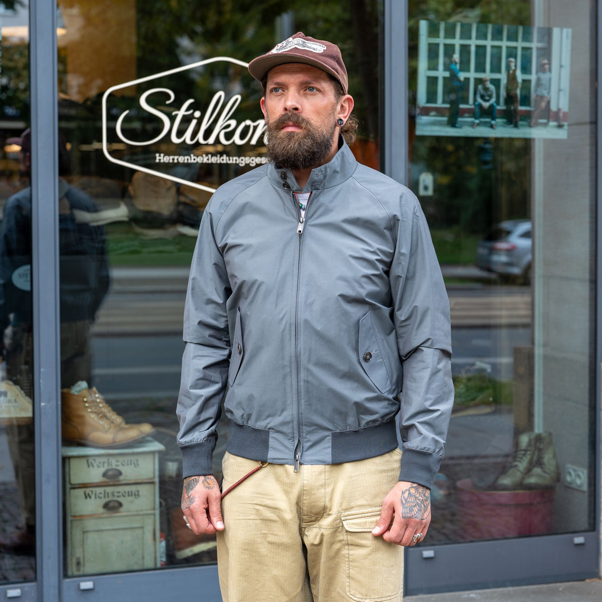 G9 Harrington Jacket Slate