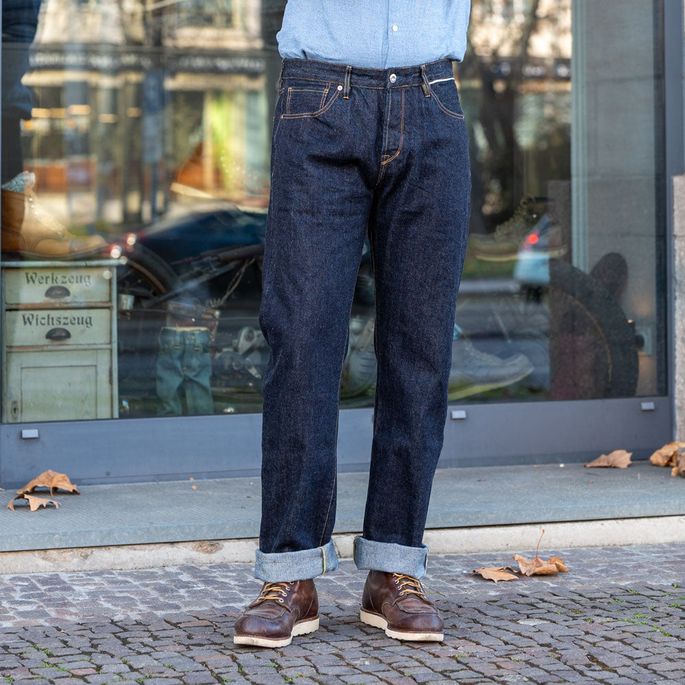 B-07 RELAXED STRAIGHT 14 oz. Forties Era Selvedge