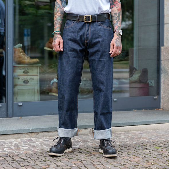 B-07 RELAXED STRAIGHT special #2 15 oz. Vintage Indigo Selvedge