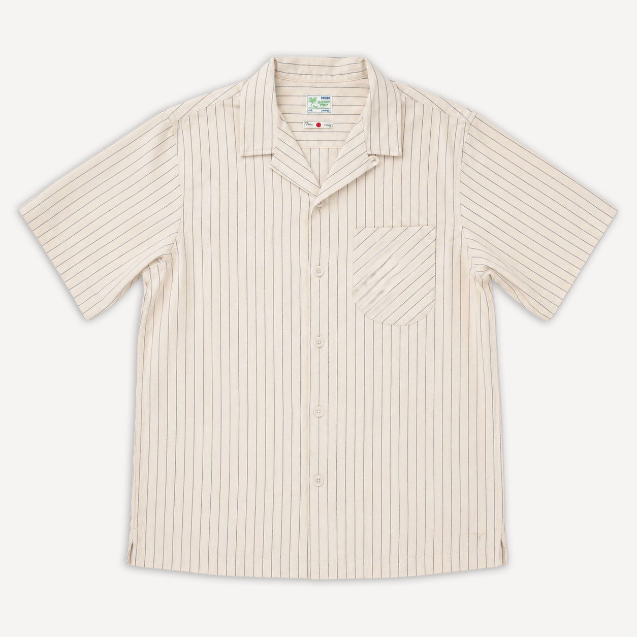BSS-01 Holiday Shirt Striped Ecru