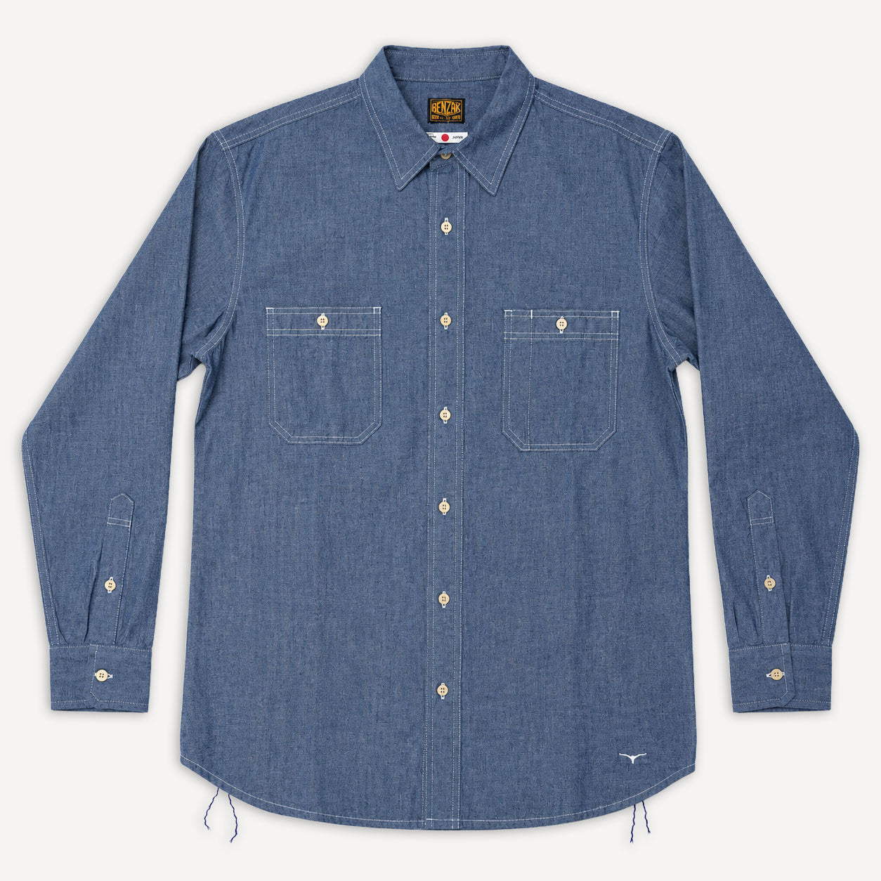 BWS06 Worker Shirt Dark Indigo