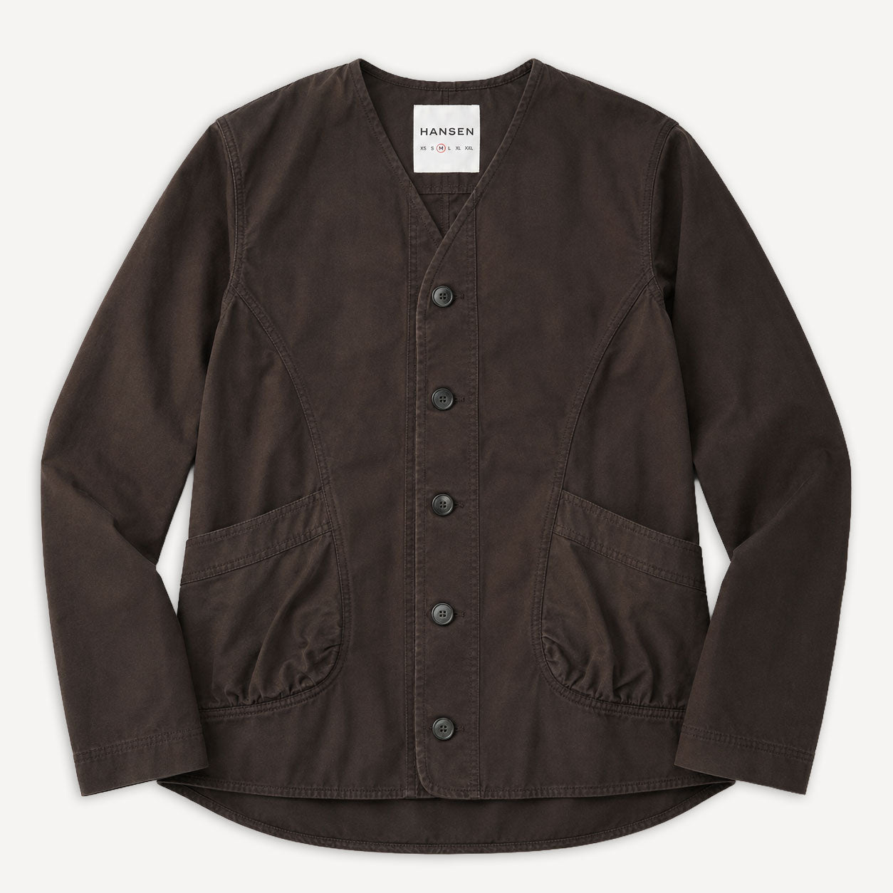 Bernard Loose Fit Light Jacket Coffee Brown