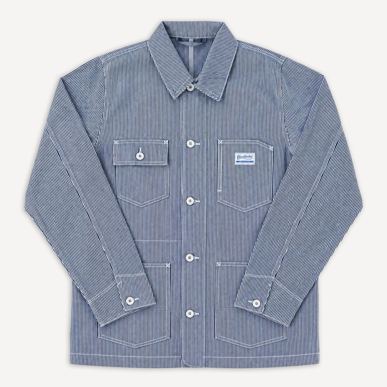 Workjacket Striped White/Blue