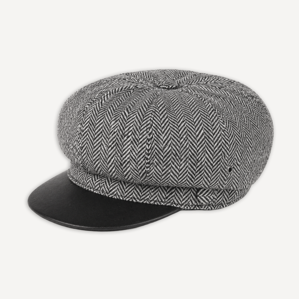 Marlon Brando Mütze Herringbone Grey