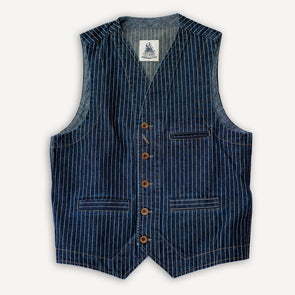 Vest Wabash Denim Indigo Blue
