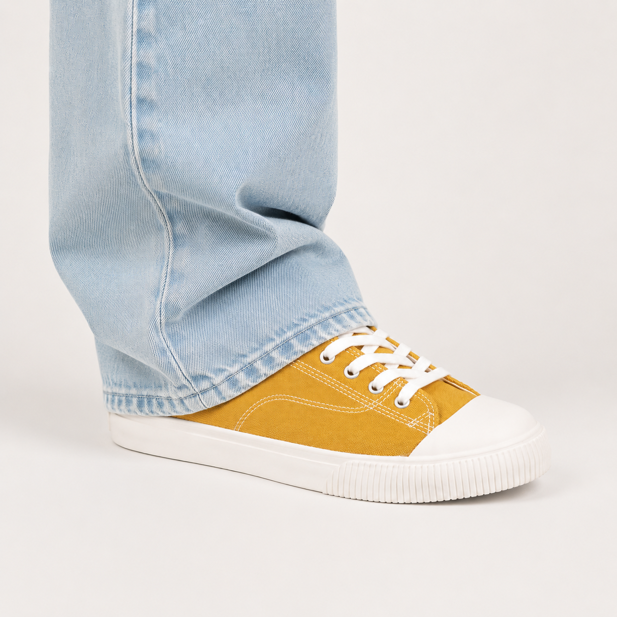 M-01 Canvas Sneakers Mustard