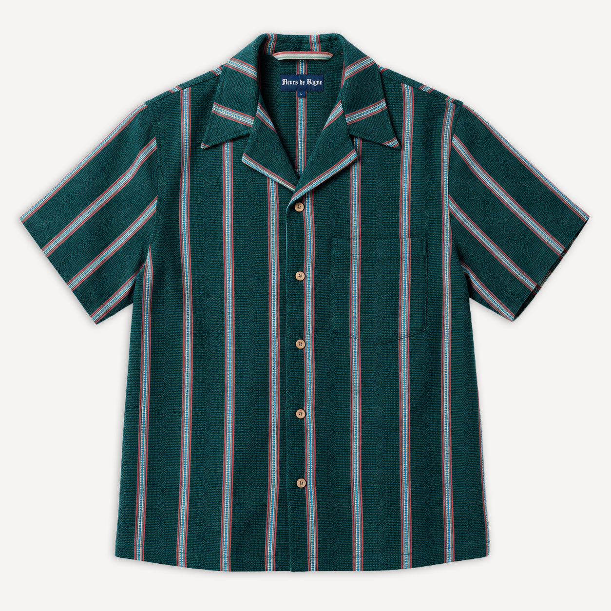 Chemise Short Sleeve 50´s Green