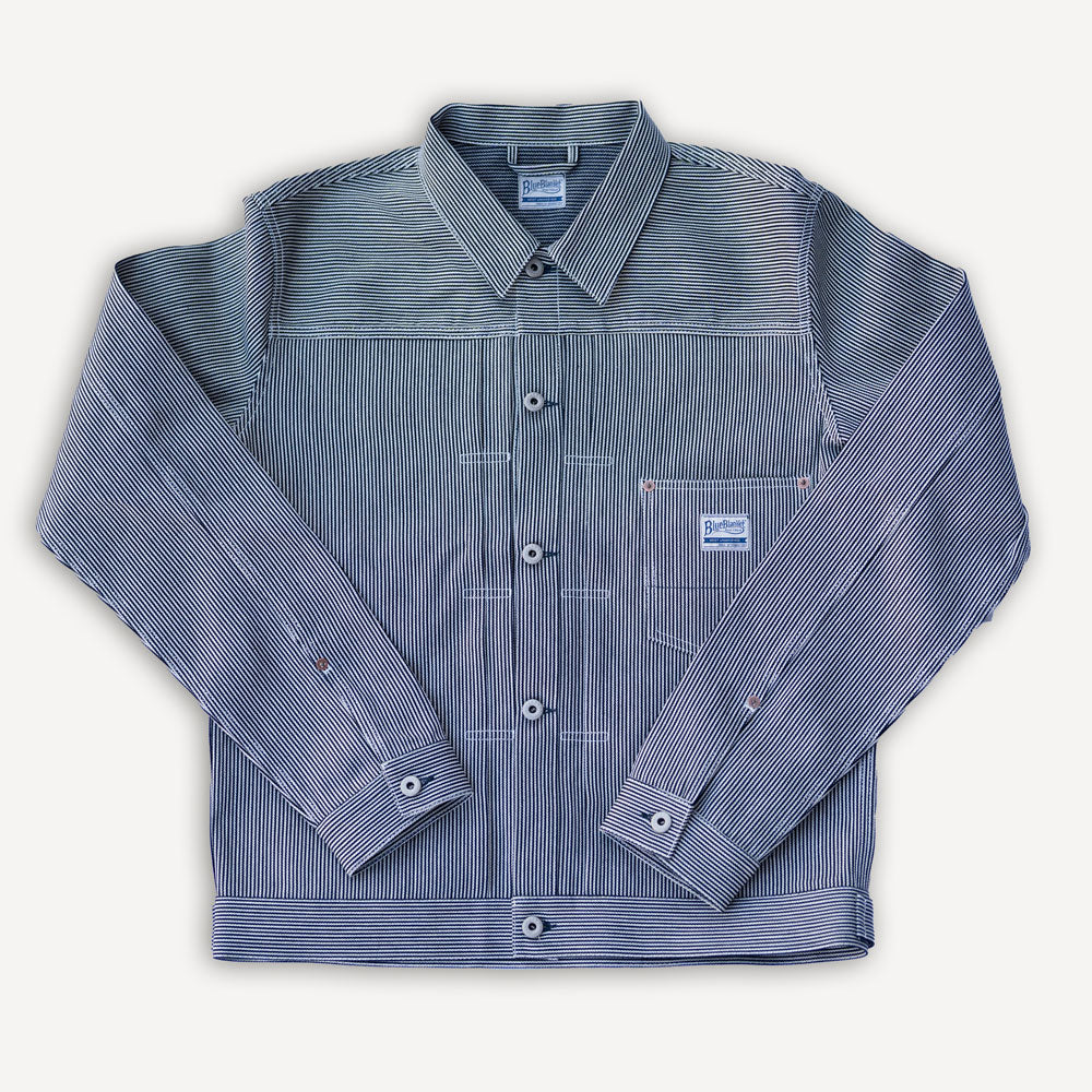 Jacket Striped White/Blue