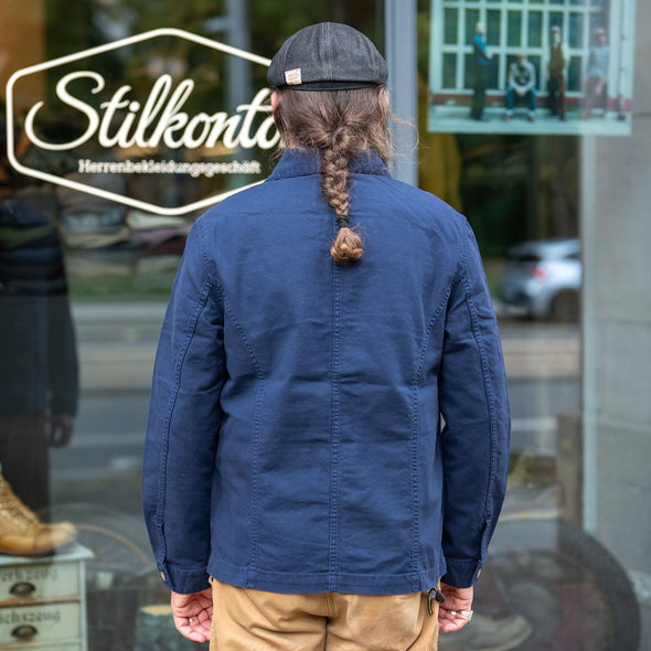 Chore Jacket Garage Cotton Navy