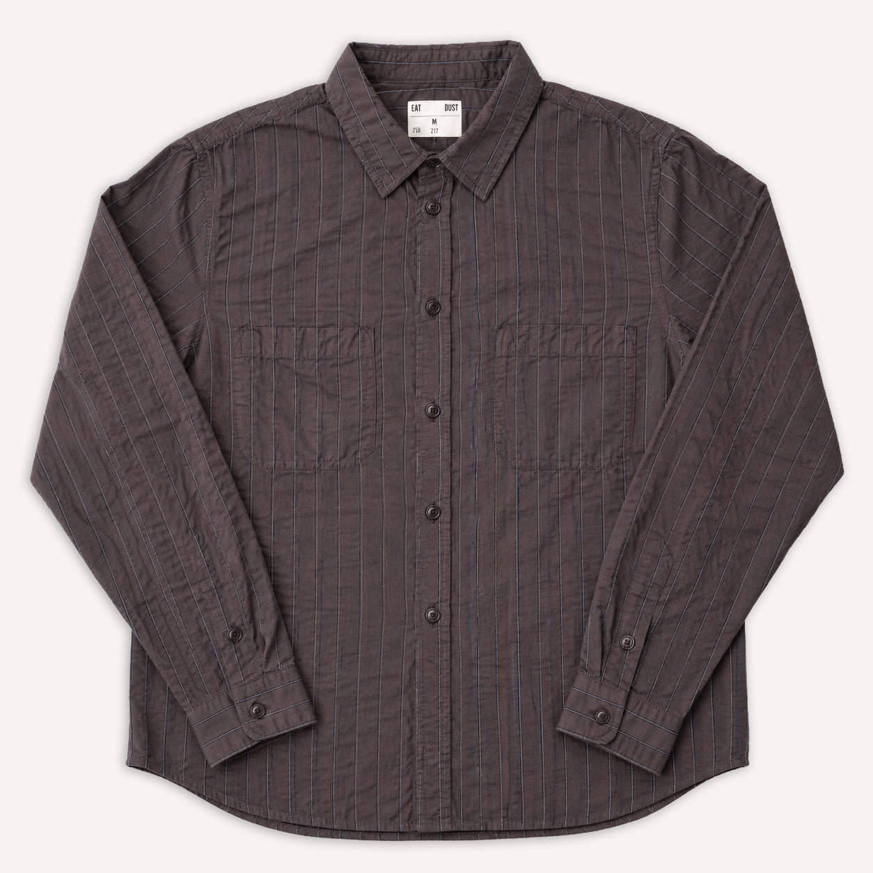 Combat Shirt Chester Seersucker Coffee