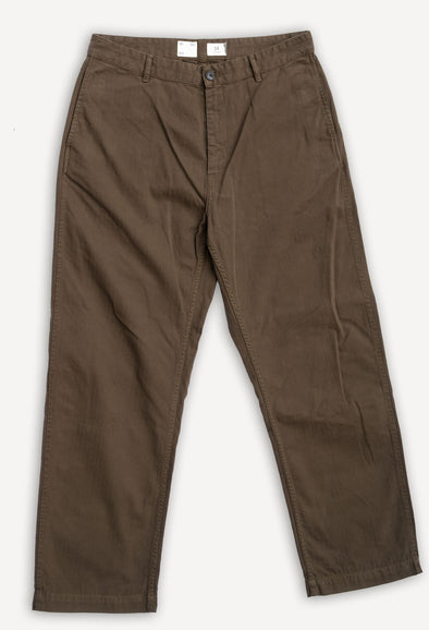 Frisco Chino Herringbone Cotton Java Brown