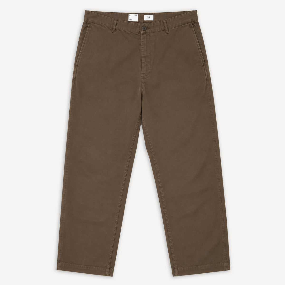 Frisco Chino Herringbone Cotton Java Brown