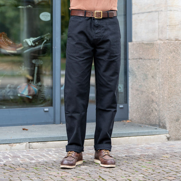 Service Chino Garage Cotton Black