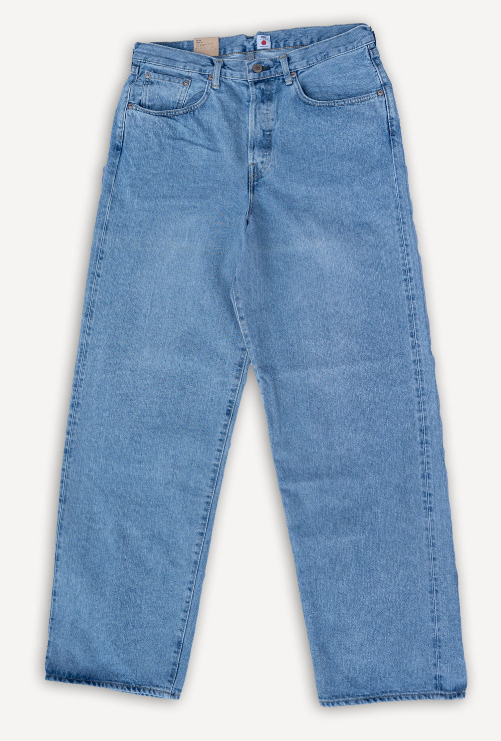 Wide Pant Kurabo Red Selvedge 14oz Blue Light Used