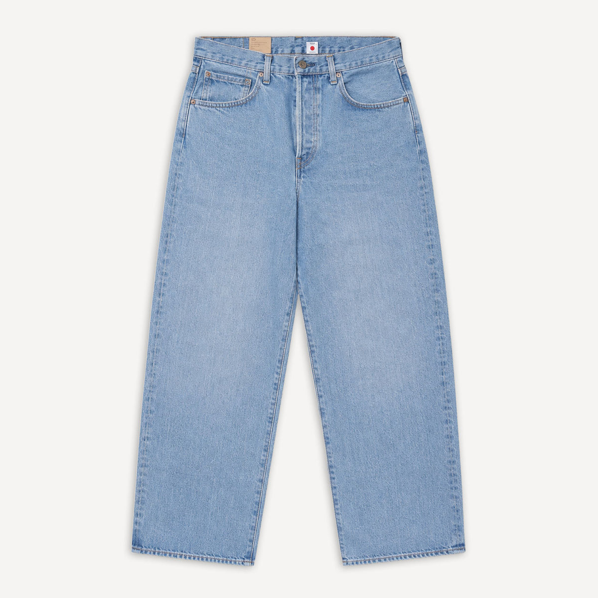 Wide Pant Kurabo Red Selvedge 14oz Blue Light Used