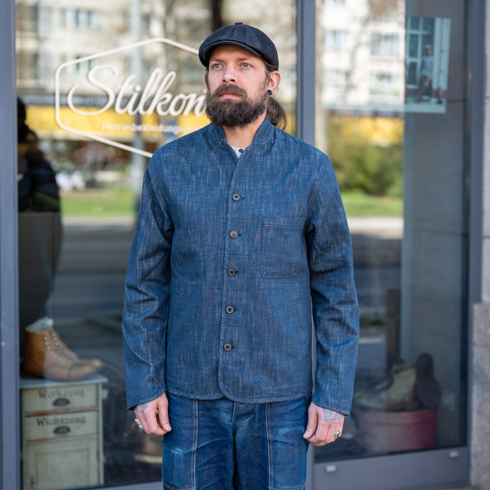 Erling Work Jacket Denim Blue