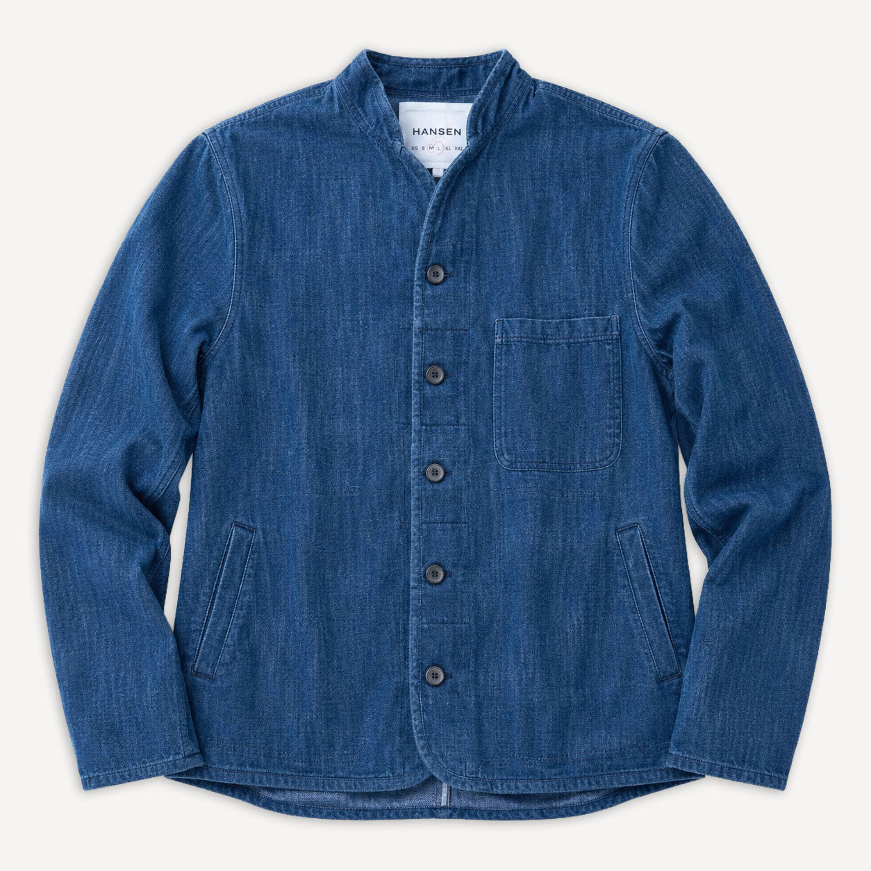Erling Work Jacket Denim Blue
