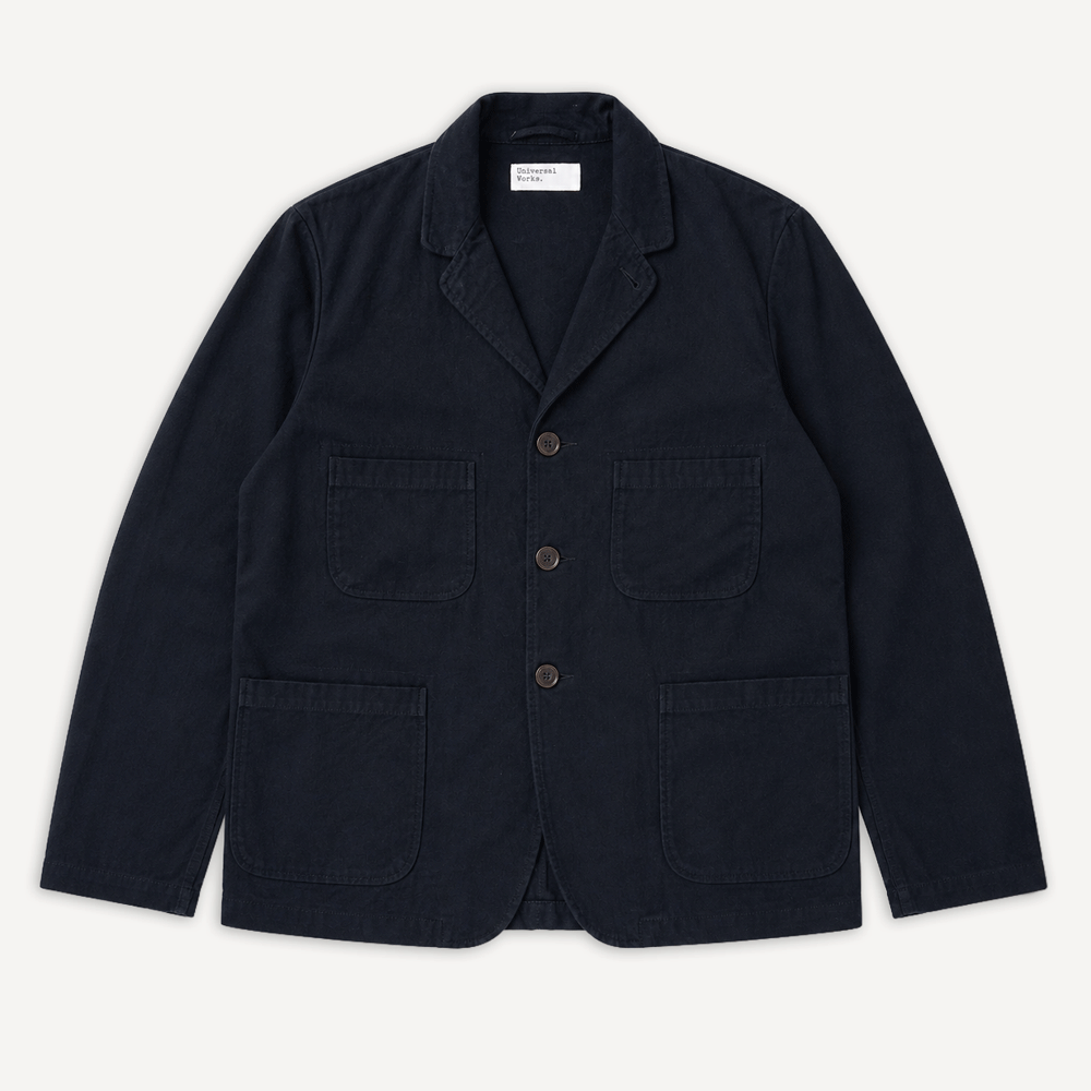 Five Poket Jacket Nebraska Cotton Black