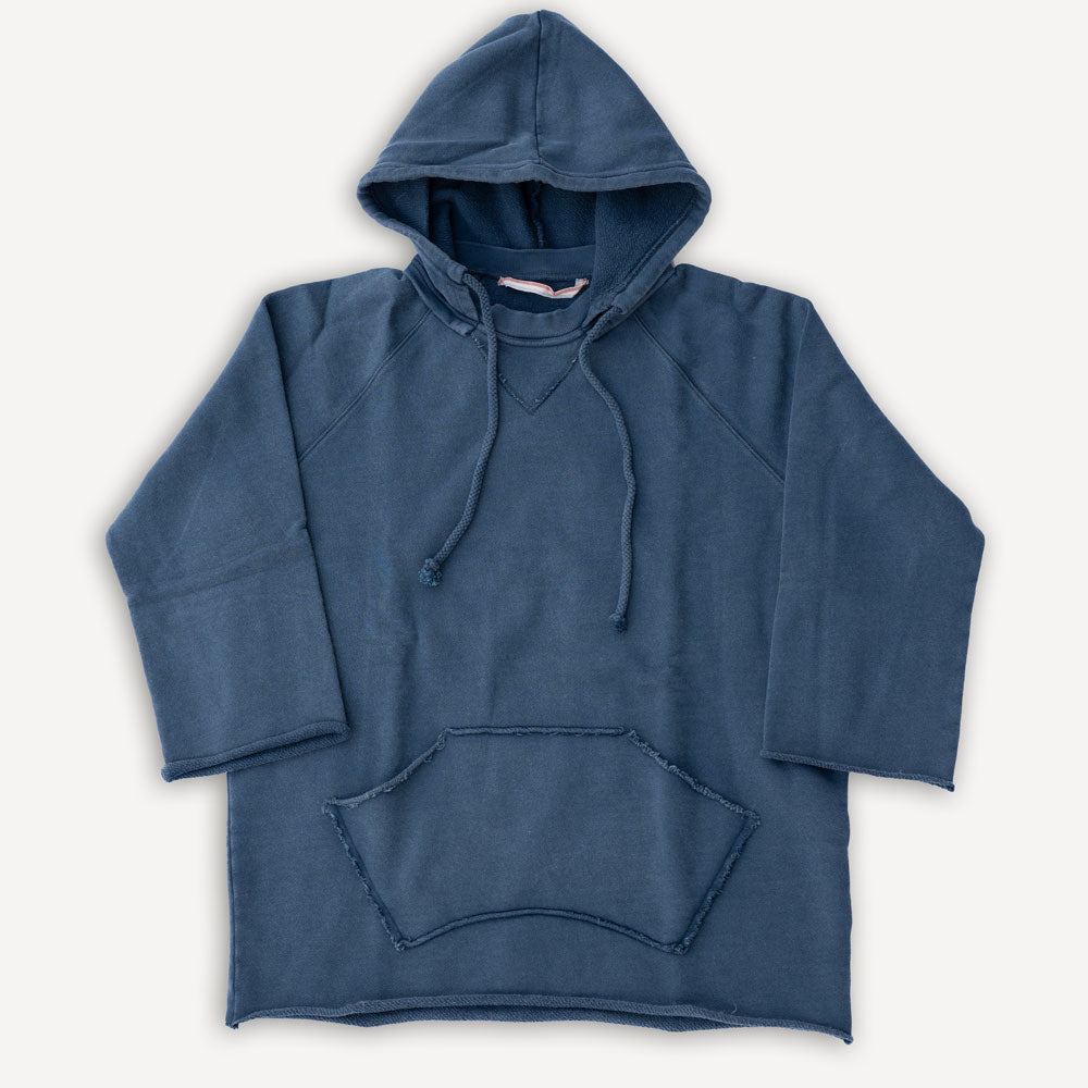 Boxing Hooded Sweatshirt 3/4 Vintage Navy