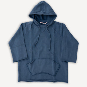 Boxing Hooded Sweatshirt 3/4 Vintage Navy