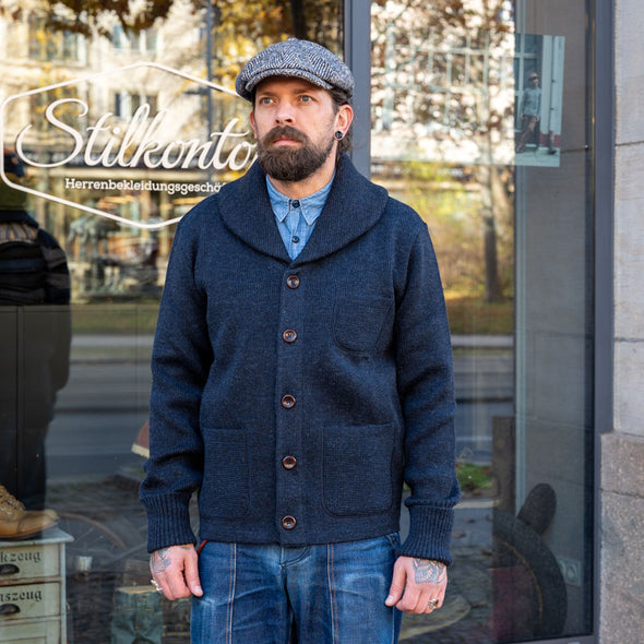 Le Cardigan Enfants Du Malheur Navy