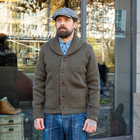 Le Cardigan Enfants Du Malheur Khaki