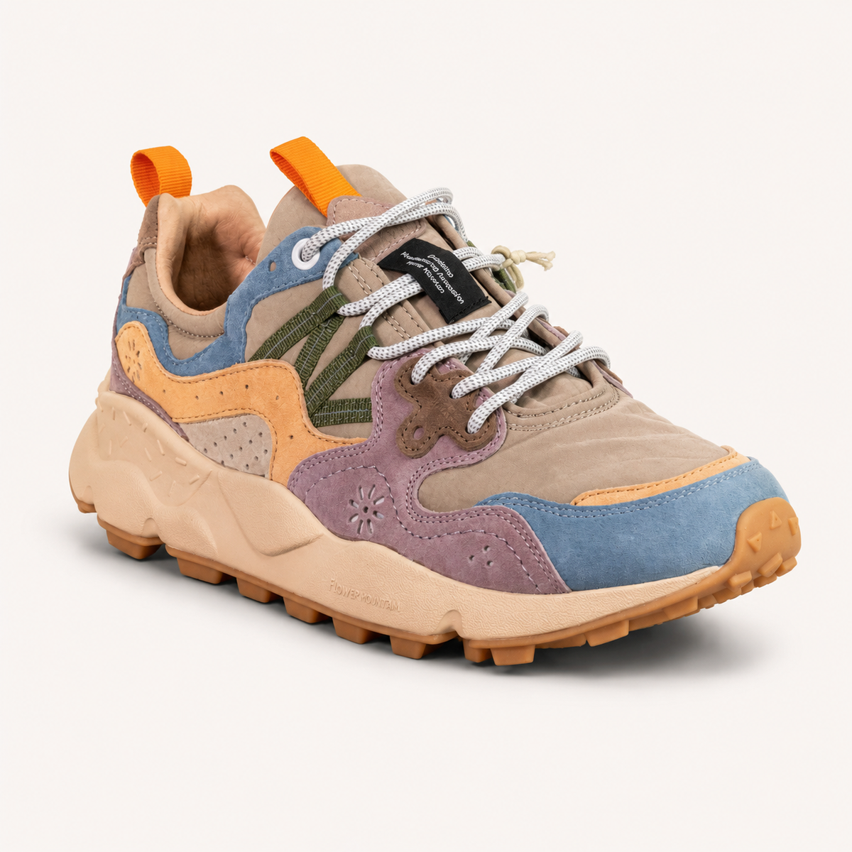 Yamano 3 Sneaker low Petrol/Grey/Papaya
