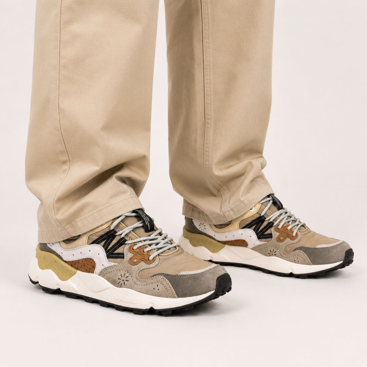 Yamano 3 Sneaker low Mud/Taupe/Milk